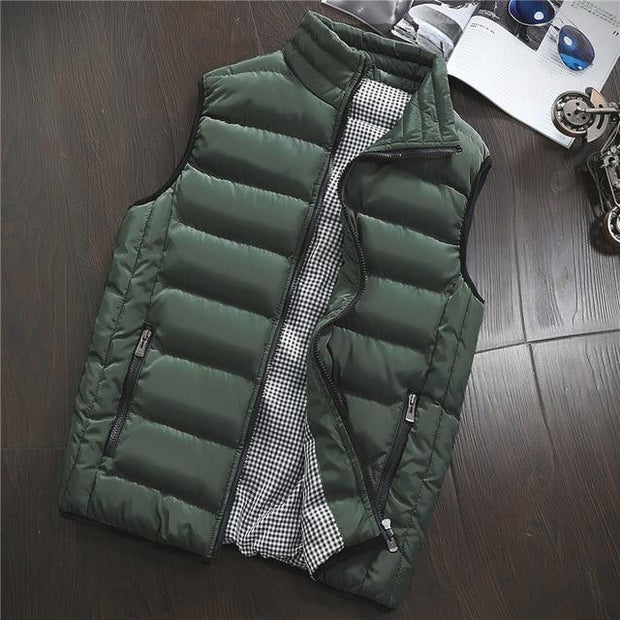 Men New Vest Mens Plus Size 5XL Warm Sleeveless Jacket Men Winter Waistcoat Men's Vest Casual Coats