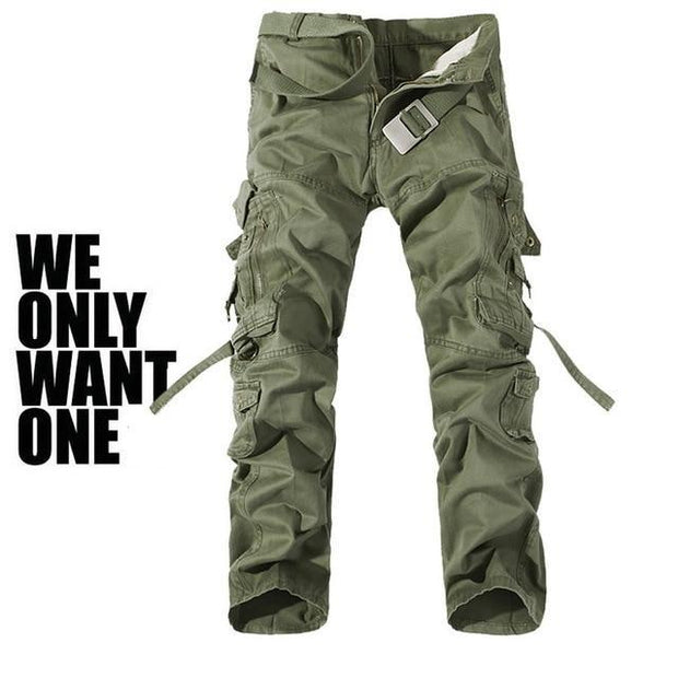 Army Camouflage Cargo Tactical Military Pants 42 40 38-28 PLUS LARGE SIZE Brand Multi-pocket Overalls Trousers