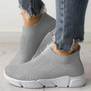 Women Shoes Sneakers Women Shoes Breathable Flyknit White Sneakers